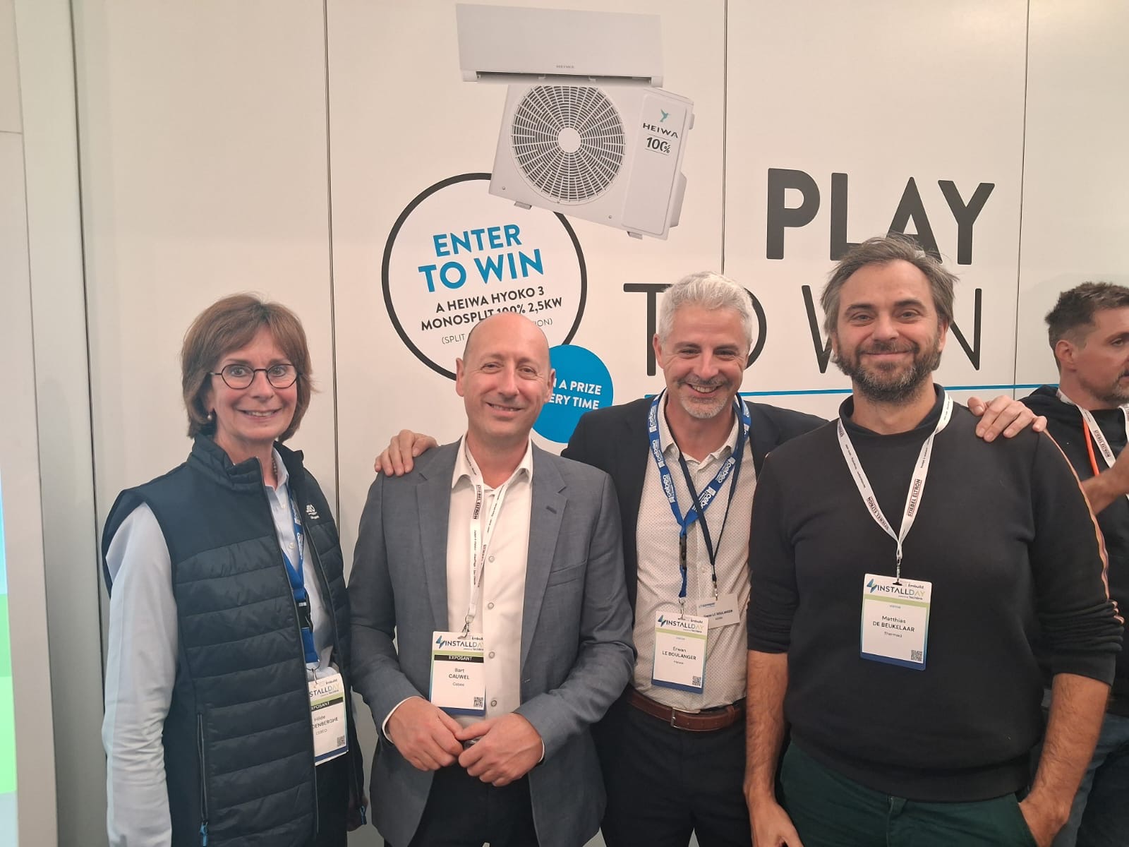 Solutions Heiwa presentees aux installateurs belges