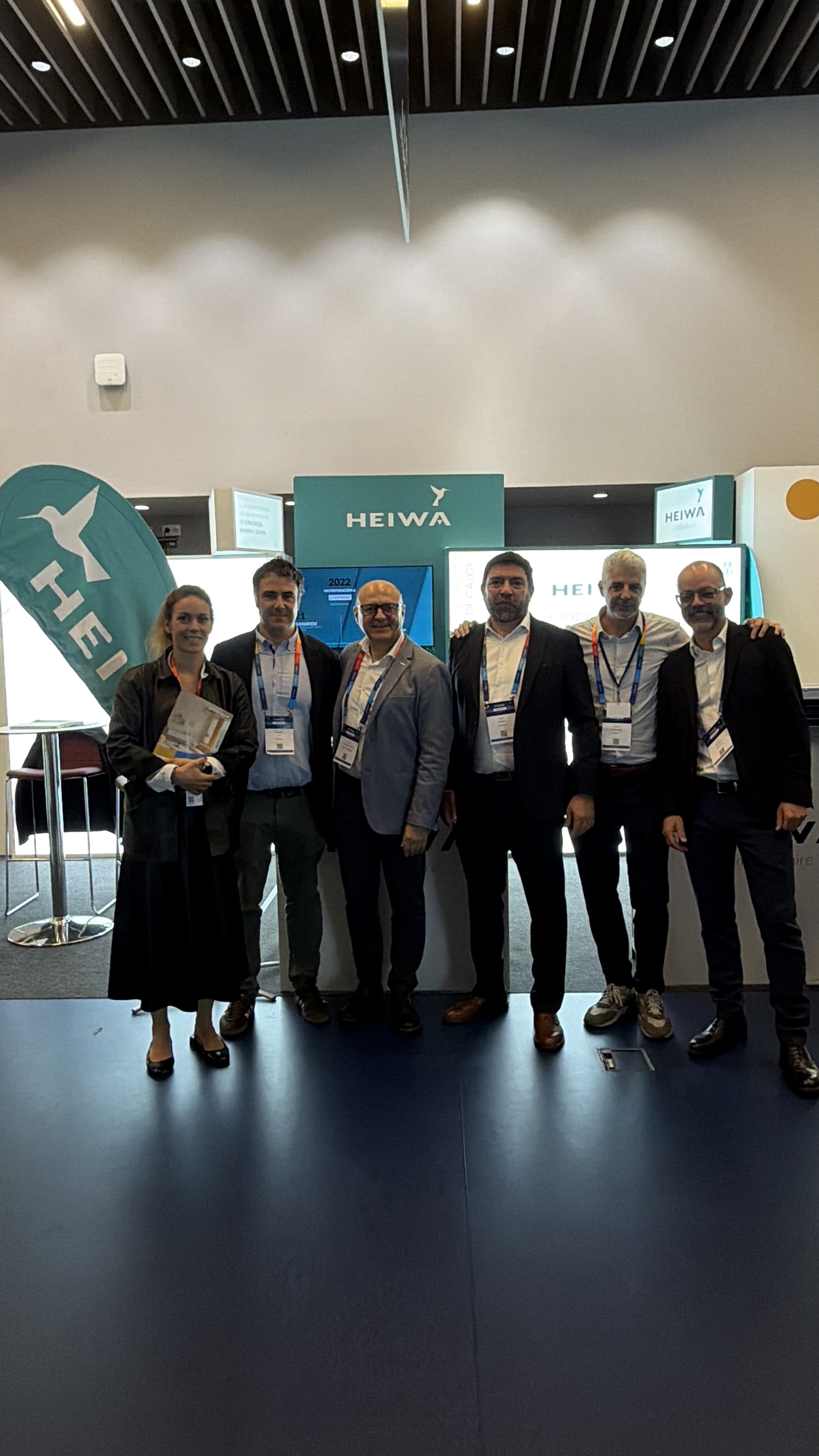 Visite sur le stand Heiwa lors de Power On a Madrid