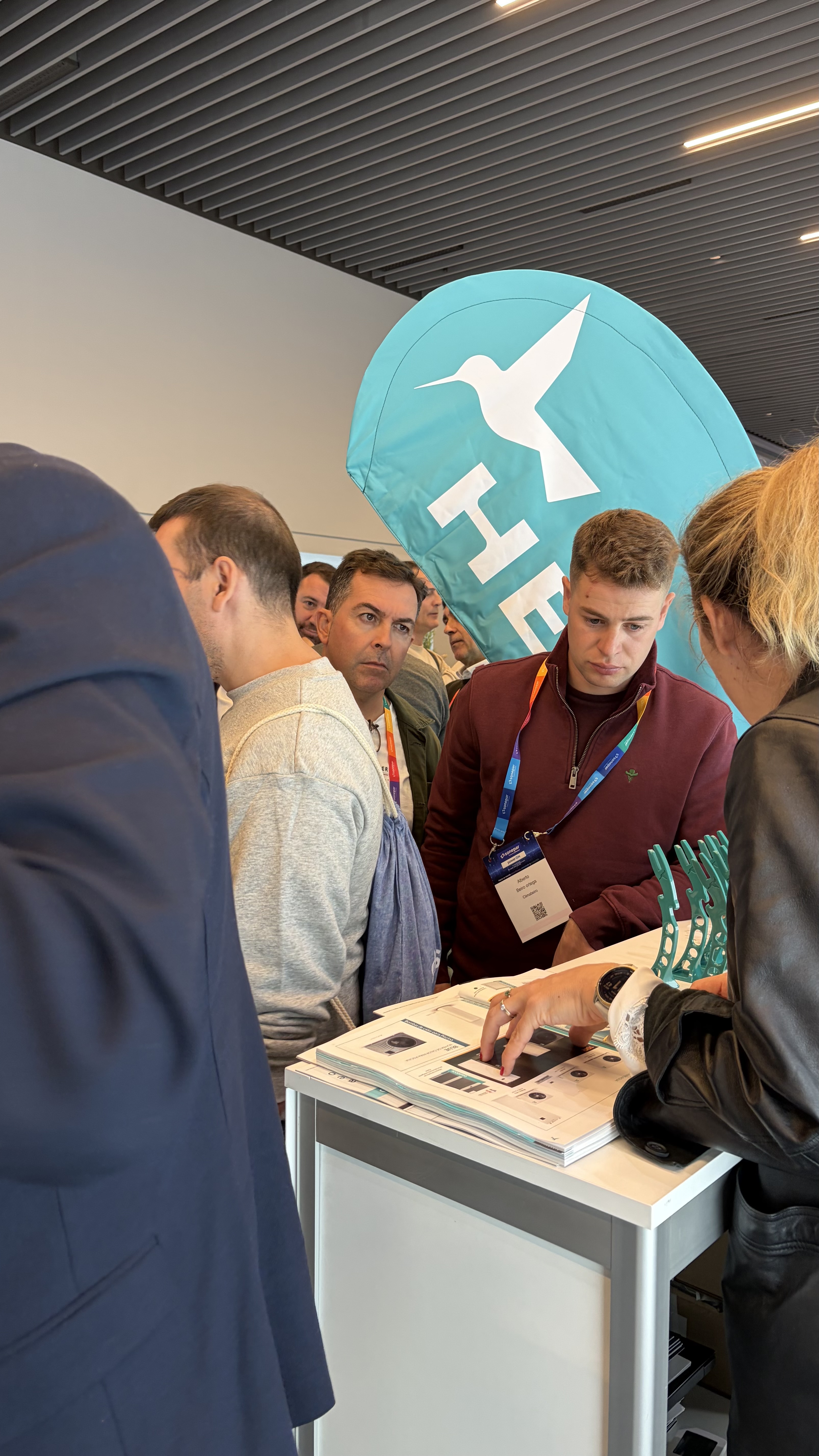 Machines Heiwa exposees sur le stand Power On