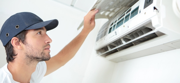 Visuel installateur avec clim