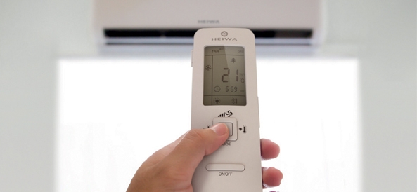 Télécommande PAC Heiwa avec technologie IFEEL Télécommande PAC Heiwa avec technologie IFEEL