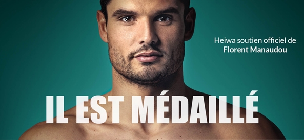 florent manaudou torse nu il est médaillé