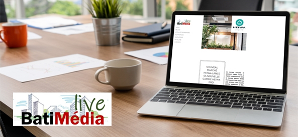 ordinateur avec l'article de matimedia sur heiwa
