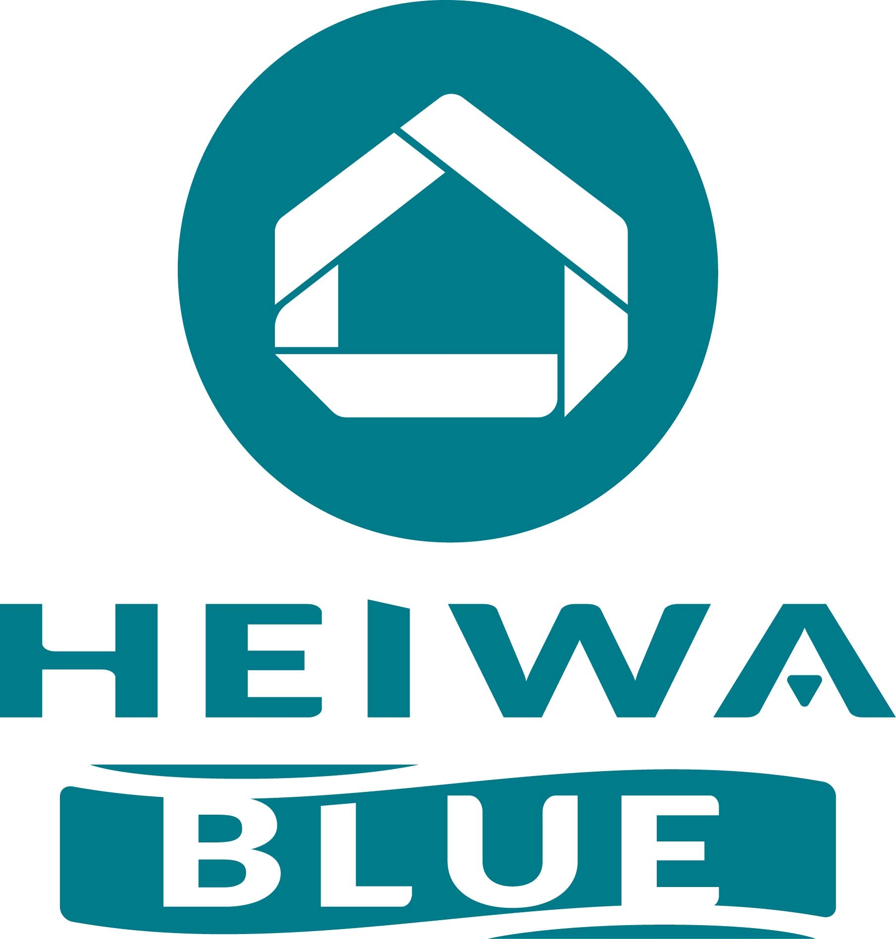 logo heiwa blue