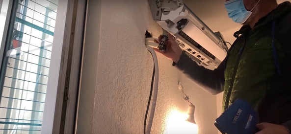 tutoriel the show froid sur l'installation d'un mono-split heiwa